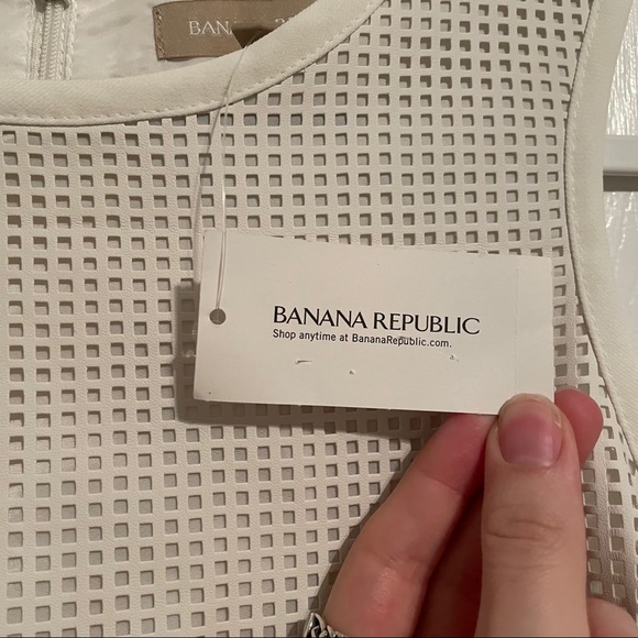NWT Banana Republic White Dress - Picture 7 of 8